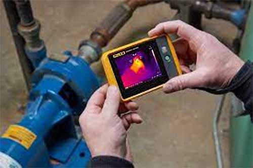 thermal imaging for slab leak detection