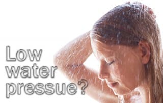 low water pressure