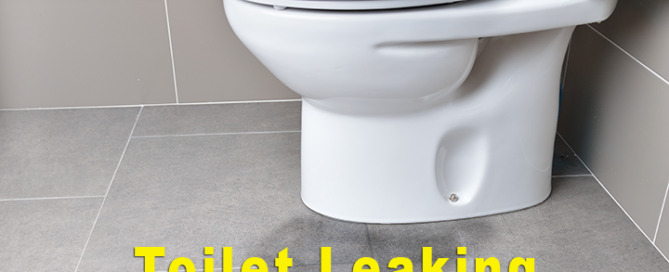 toilet leaking from the bottom